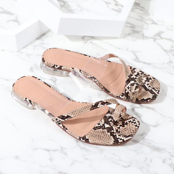 slippers 2021 women's summer snake leather transparent pvc belt fashion flats open toe comfortable outdoor casual shoes, Black
slippers 2021 women's summer snake leather transparent pvc belt fashion flats open toe comfortable outdoor casual shoes, Black