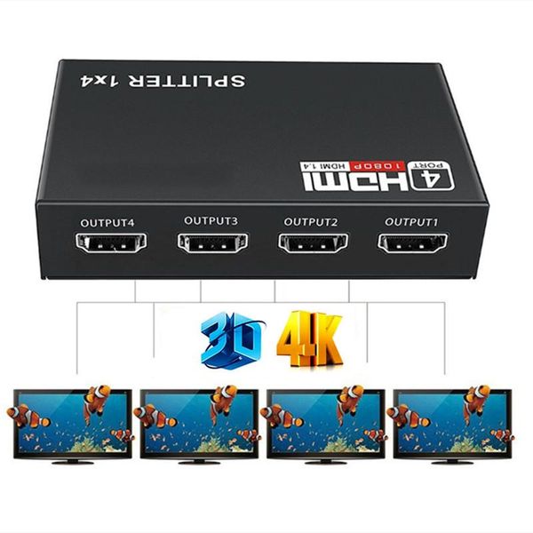 audio cables & connectors 1 in 4 out full hd 4-port hub -compatible splitter v1.4 3d 4k 1080p for hdtv dvd ps3 xbox
audio cables & connectors 1 in 4 out full hd 4-port hub -compatible splitter v1.4 3d 4k 1080p for hdtv dvd ps3 xbox