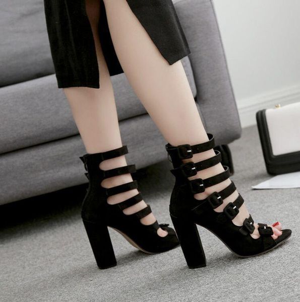 toe open comfort shoes for women high heel sandals strappy heels suit female beige buckle peep comfort block heeled, Black
toe open comfort shoes for women high heel sandals strappy heels suit female beige buckle peep comfort block heeled, Black