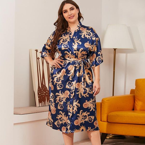 women's sleepwear oversize 4xl women kimono robe gown silky bathrobe nightwear print nightdress satin intimate lingerie nightgown, Black;red
women's sleepwear oversize 4xl women kimono robe gown silky bathrobe nightwear print nightdress satin intimate lingerie nightgown, Black;red