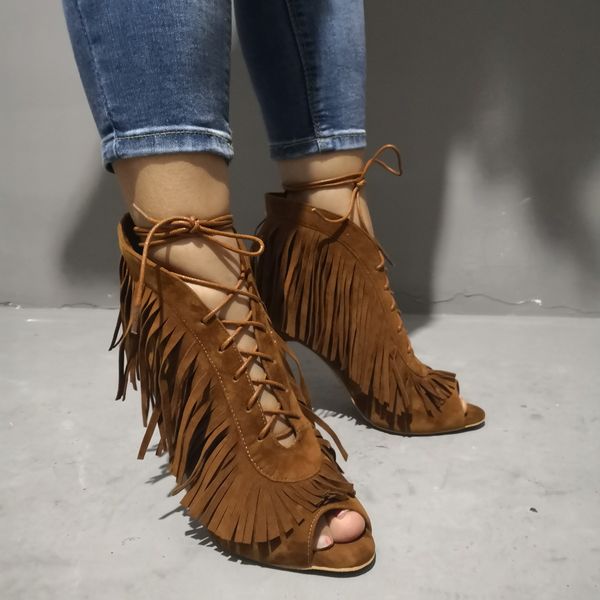 handmade womens high heels sandals real ps peep-toe crisscross lace-up summer shoes large size fashion daily wear brown shoes d399, Black
handmade womens high heels sandals real ps peep-toe crisscross lace-up summer shoes large size fashion daily wear brown shoes d399, Black