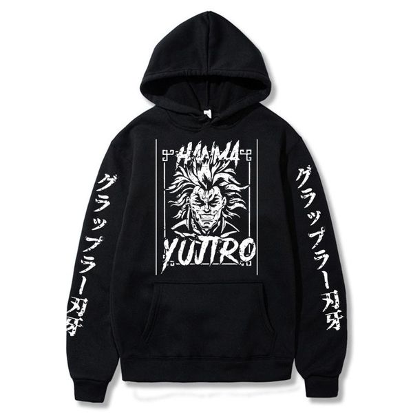 men's hoodies & sweatshirts anime baki hanma hanayama's yakuza street fighting hoodie sweatshirt pullover streetswear unisex, Black
men's hoodies & sweatshirts anime baki hanma hanayama's yakuza street fighting hoodie sweatshirt pullover streetswear unisex, Black