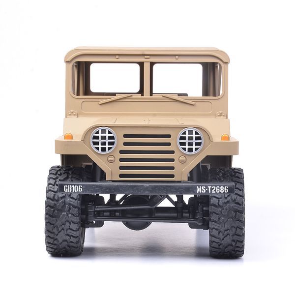 Electric Outdoors Military Remote Control Truck 2.4G 114 4WD Off-Road Jeep M151 Command RC Truck Boy RC Toy With Light
Electric Outdoors Military Remote Control Truck 2.4G 114 4WD Off-Road Jeep M151 Command RC Truck Boy RC Toy With Light