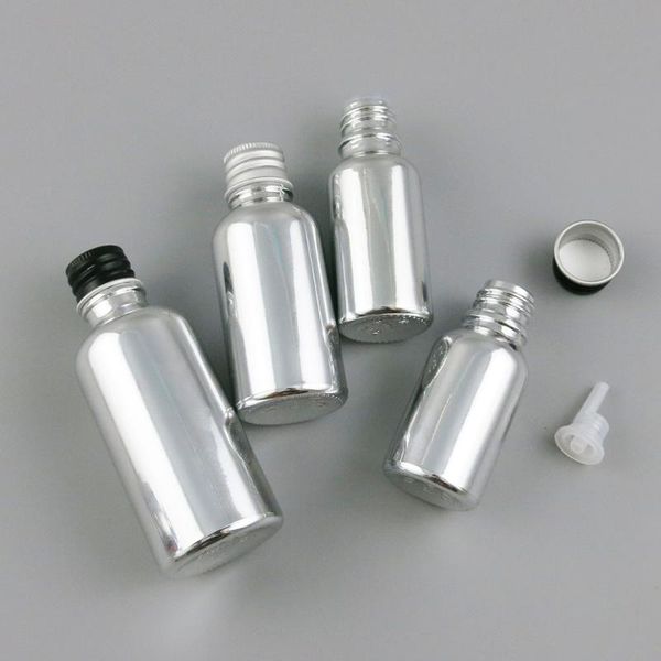 10 x 5ml 10ml 20ml 30ml 50ml 100ml essential oil silver plating glass bottle with aluminum cap for liquid reagent pipette vial
10 x 5ml 10ml 20ml 30ml 50ml 100ml essential oil silver plating glass bottle with aluminum cap for liquid reagent pipette vial
