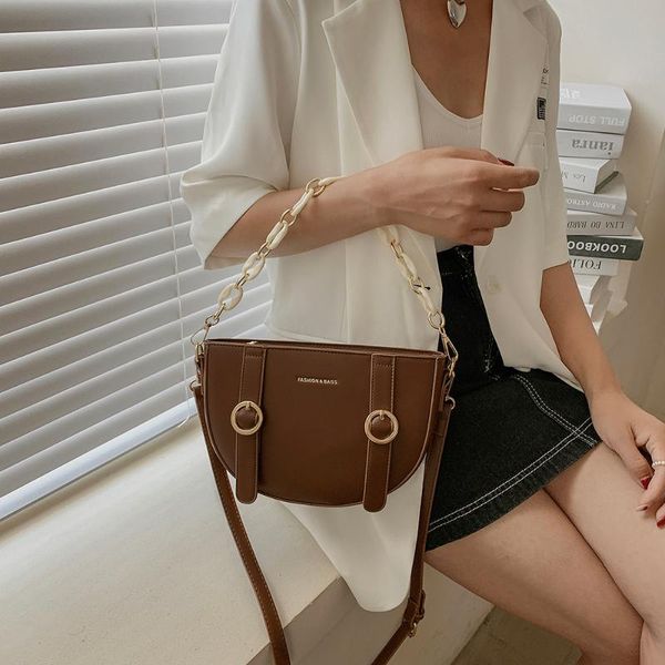 evening bags solid color shoulder for women chain fashion underarm retro saddle female handbag artificial leather lady bag black white
evening bags solid color shoulder for women chain fashion underarm retro saddle female handbag artificial leather lady bag black white