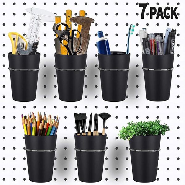 hooks & rails -7 sets pegboard with cups ring style bins rings cup holder accessories
hooks & rails -7 sets pegboard with cups ring style bins rings cup holder accessories