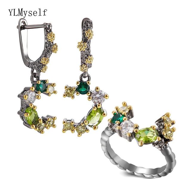 earrings & necklace beautiful earrings/ring 2pc set branch olivine multi stone jewelry sets color crystal pretty jewellery for women stateme, Silver
earrings & necklace beautiful earrings/ring 2pc set branch olivine multi stone jewelry sets color crystal pretty jewellery for women stateme, Silver