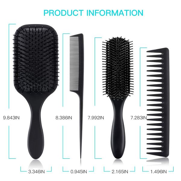 4pcs/set detangler scalp massage comb hair brush women hairbrush anti-tie tangle hairdressing salon hair brush massage comb
4pcs/set detangler scalp massage comb hair brush women hairbrush anti-tie tangle hairdressing salon hair brush massage comb