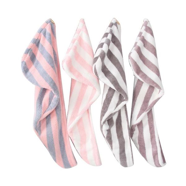 towel striped coral velvet bath cap fleece wrapped super absorbent quick dry turban for women
towel striped coral velvet bath cap fleece wrapped super absorbent quick dry turban for women