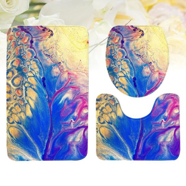 1 set of 75x45cm 3 in 1 bathroom mat set anti-slip washroom carpet mat toilet seat lid cover for home l
1 set of 75x45cm 3 in 1 bathroom mat set anti-slip washroom carpet mat toilet seat lid cover for home l