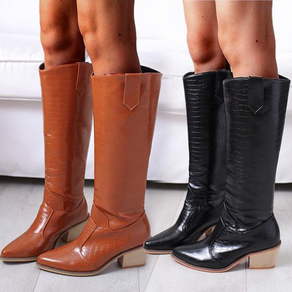 boots retro slip-on combat fashion women's chunky high heel knee autumn winter breathable mid-calf, Black
boots retro slip-on combat fashion women's chunky high heel knee autumn winter breathable mid-calf, Black