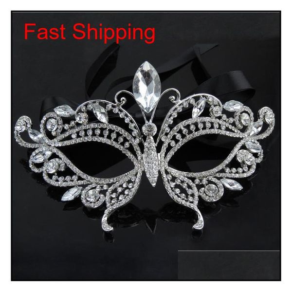 2017 silver tone venetian bridal masquerade rhinestone crystal eye mask halloween fancy dress ball party mask t429t b0io3
2017 silver tone venetian bridal masquerade rhinestone crystal eye mask halloween fancy dress ball party mask t429t b0io3