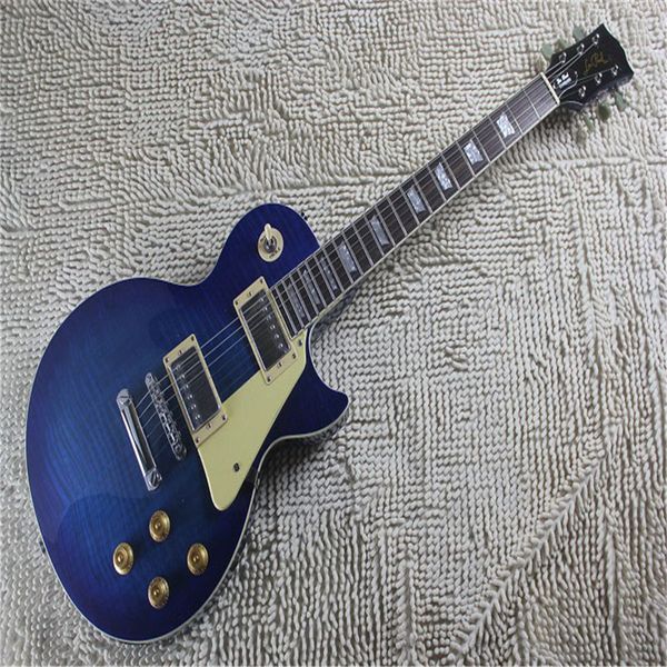 factory wholesale quality flame maple metallic blue lp standard electric guitar in stock
factory wholesale quality flame maple metallic blue lp standard electric guitar in stock