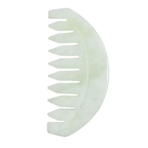 hair brushes 1pc natural jade stone comb head care scraping board hand massager, Silver
hair brushes 1pc natural jade stone comb head care scraping board hand massager, Silver