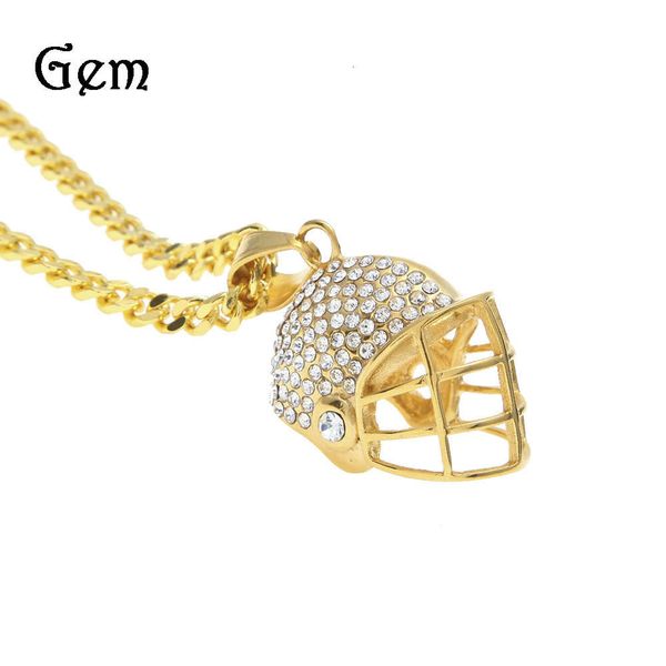 hip hop stainless steel diamond baseball rugby helmet pendant riding helmet alternative personality accessories, Silver
hip hop stainless steel diamond baseball rugby helmet pendant riding helmet alternative personality accessories, Silver