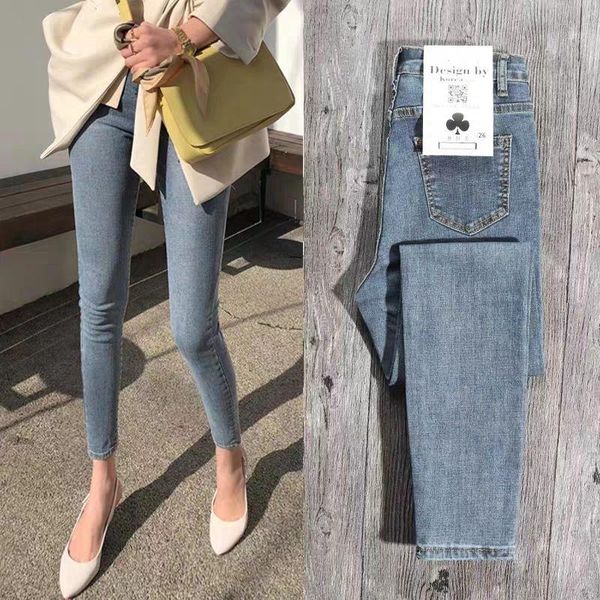 women's jeans women 2021 spring summer fashion skinny denim trousers high waist slim pencil ladies solid color tights stretch pants p86, Blue
women's jeans women 2021 spring summer fashion skinny denim trousers high waist slim pencil ladies solid color tights stretch pants p86, Blue
