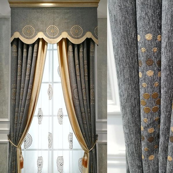 curtain & drapes chenille european cloth sitting room hollow jacquard finished bedroom bay window floor screen blackout
curtain & drapes chenille european cloth sitting room hollow jacquard finished bedroom bay window floor screen blackout