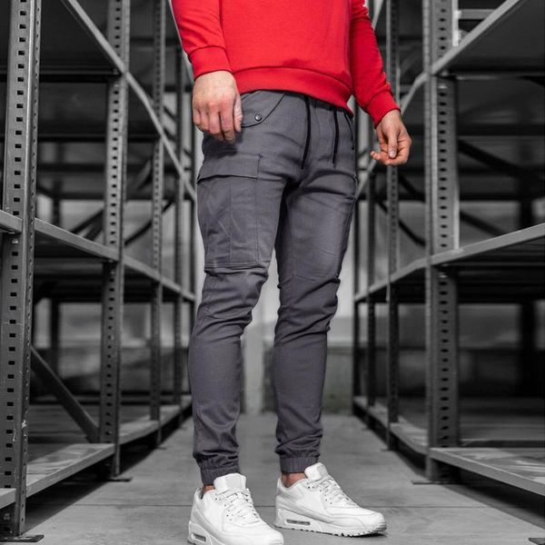 men casual joggers pants solid cargo sweatpants male multi-pocket trousers new mens sportswear hip hop harem pencil pants, Black
men casual joggers pants solid cargo sweatpants male multi-pocket trousers new mens sportswear hip hop harem pencil pants, Black