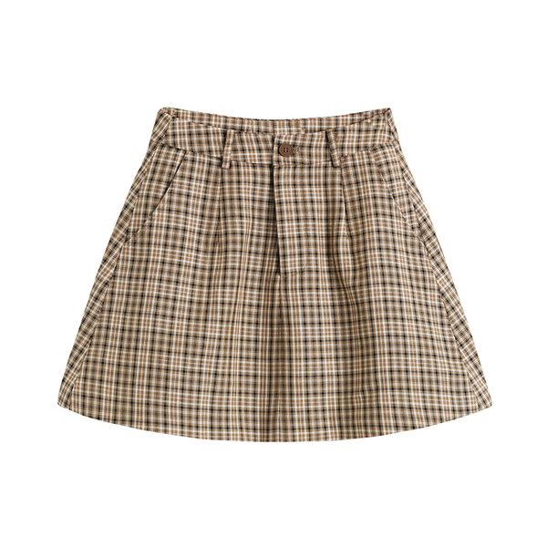 Casual Plaid Two Piece Set For Women Lapel Long Sleeve Short Blazer Mini Skirt Female Sets 2021 Autumn Fashionable, Black
Casual Plaid Two Piece Set For Women Lapel Long Sleeve Short Blazer Mini Skirt Female Sets 2021 Autumn Fashionable, Black