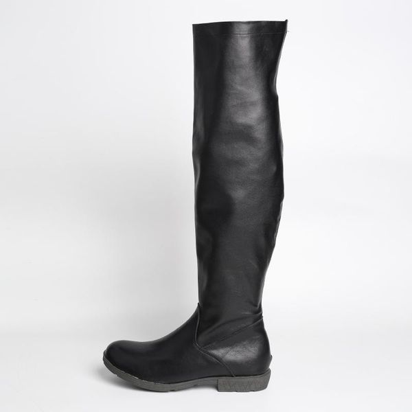 boots 2021 fashion leather leisure long shoes women with zipper design, Black
boots 2021 fashion leather leisure long shoes women with zipper design, Black