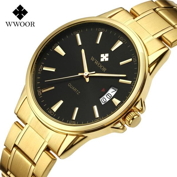 wristwatches wwoor men's watches golden stainless steel waterproof quartz wristwatch for male clocks sports date watch mannen horloge #, Slivery;brown
wristwatches wwoor men's watches golden stainless steel waterproof quartz wristwatch for male clocks sports date watch mannen horloge #, Slivery;brown