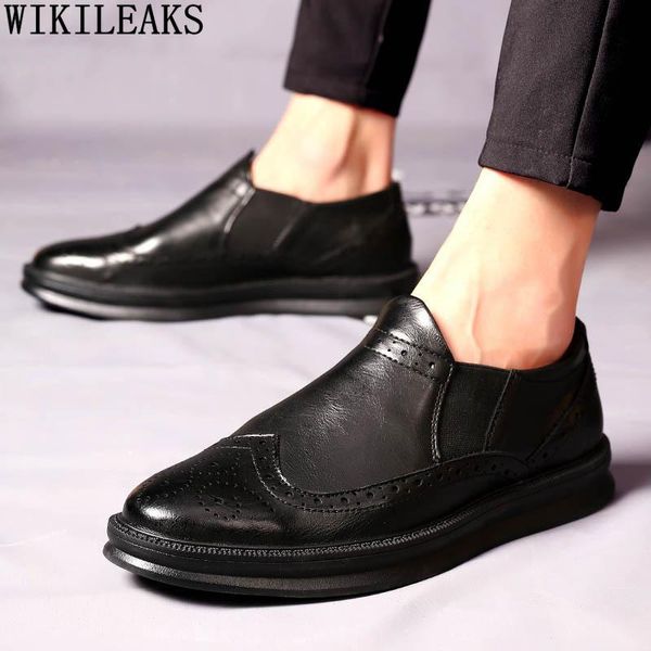 dress shoes 2021 italian brogue men formal designer leather coiffeur classic oxford loafers for, Black
dress shoes 2021 italian brogue men formal designer leather coiffeur classic oxford loafers for, Black
