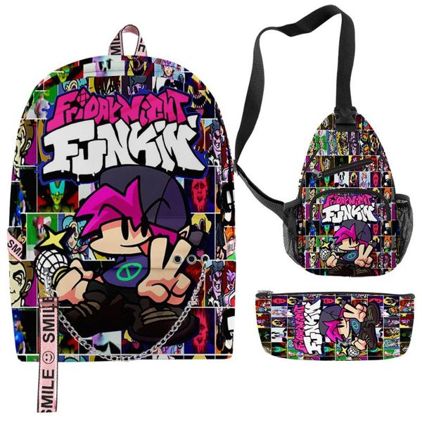 backpack 3d printed friday night funkin 3pcs/set boys girls cartoon chest bag women men oxford waterproof
backpack 3d printed friday night funkin 3pcs/set boys girls cartoon chest bag women men oxford waterproof