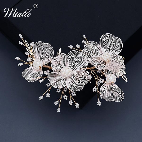 hair clips & barrettes miallo pearl bridal wedding accessories gold color flower headband for women pins bride headpiece jewelry gifts, Golden;silver
hair clips & barrettes miallo pearl bridal wedding accessories gold color flower headband for women pins bride headpiece jewelry gifts, Golden;silver