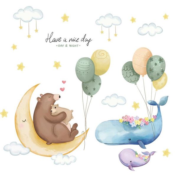 wall stickers moon starry sky cartoon for kids room baby nursery decals removable murals home decor
wall stickers moon starry sky cartoon for kids room baby nursery decals removable murals home decor