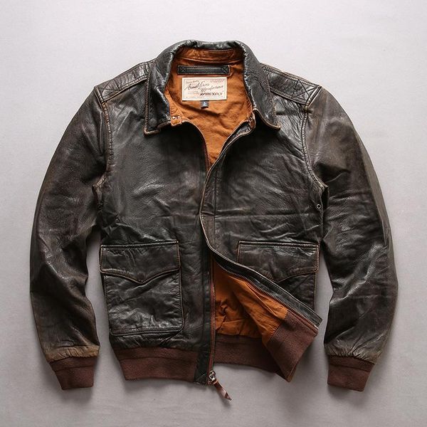 men's leather & faux vintage genuine jacket soft cowhide motorcycle biker spring autumn coat plus size 2021, Black
men's leather & faux vintage genuine jacket soft cowhide motorcycle biker spring autumn coat plus size 2021, Black