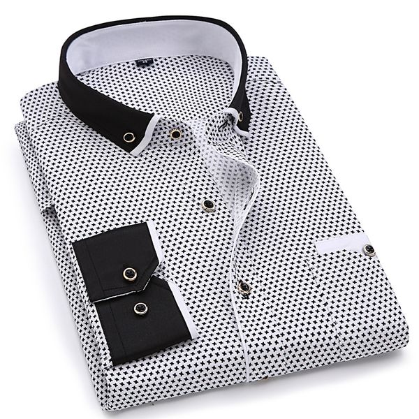 2021 new shirts fashion long sleeved printed male business casual men brand clothing comfortable blouse white shirt 71ay, White;black
2021 new shirts fashion long sleeved printed male business casual men brand clothing comfortable blouse white shirt 71ay, White;black