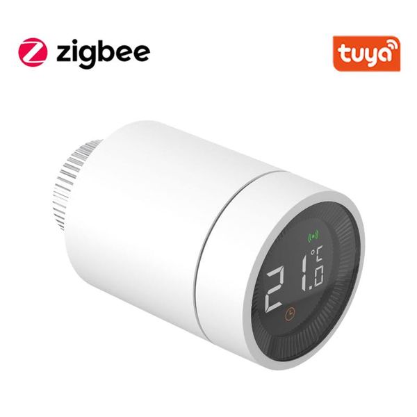 smart home control tuya zigbee trv thermostat radiator valve actuator programmable temperature controller support alexa google assistant
smart home control tuya zigbee trv thermostat radiator valve actuator programmable temperature controller support alexa google assistant