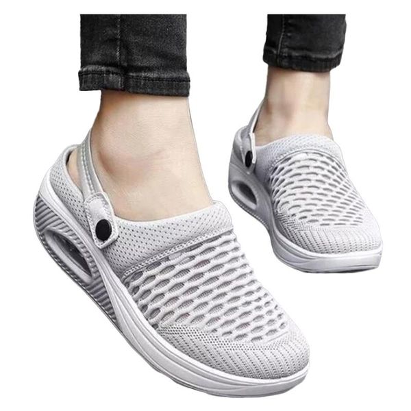 sandals jaycosin women female fitness trainers walking sneakers zapatillas mujer solid slip on mesh wedges casual shoes, Black
sandals jaycosin women female fitness trainers walking sneakers zapatillas mujer solid slip on mesh wedges casual shoes, Black