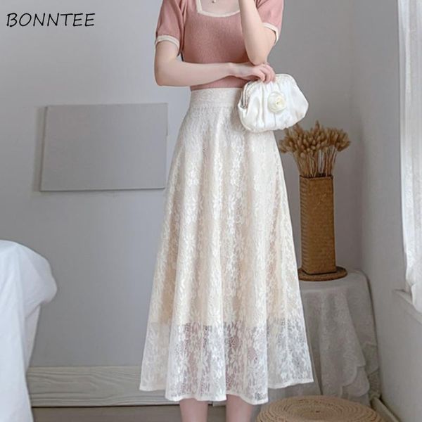 skirts women floral lace all-match elegant trendy high elastic summer a-line empire mid-calf korean style female daily slim fit, Black
skirts women floral lace all-match elegant trendy high elastic summer a-line empire mid-calf korean style female daily slim fit, Black