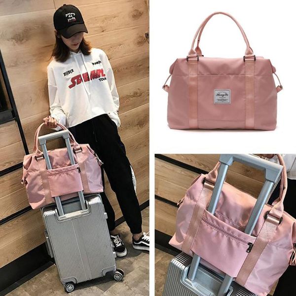 duffel bags travel men women business trip handbag large capacity shoulder bag luggage sports gym pink handle
duffel bags travel men women business trip handbag large capacity shoulder bag luggage sports gym pink handle