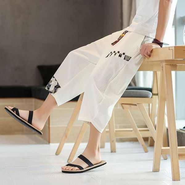 summer stitching casual pants men's korean loose fashion straight wide-leg pants harajuku streetwear hip-hop calf-length, Black
summer stitching casual pants men's korean loose fashion straight wide-leg pants harajuku streetwear hip-hop calf-length, Black