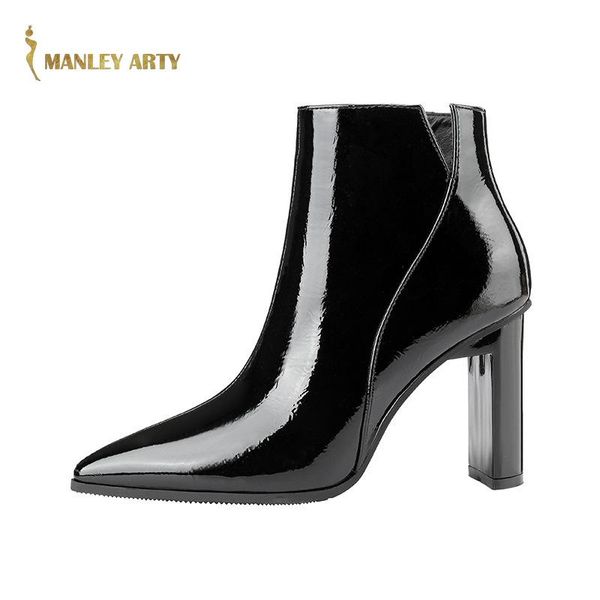 boots winter bright leather women casual banquet fashion simple thick heels high slim nightclub short, Black
boots winter bright leather women casual banquet fashion simple thick heels high slim nightclub short, Black