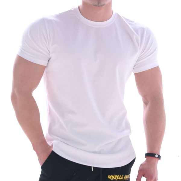 muscle age solid fitness short sleeve men's slim running training t-shirt, White;black
muscle age solid fitness short sleeve men's slim running training t-shirt, White;black