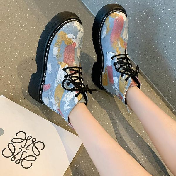 boots 2021 women autumn fashion ankle ladies platform cowboy female casual lace up graffiti shoes plus size 43, Black
boots 2021 women autumn fashion ankle ladies platform cowboy female casual lace up graffiti shoes plus size 43, Black
