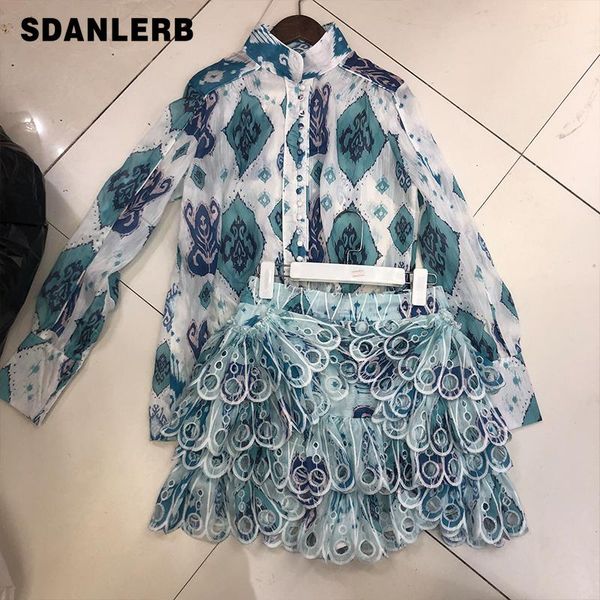 women's tracksuits 2021 summer national trends retro style elegant suit, female peacock blue skirt + thin long-sleeved shirt, Gray
women's tracksuits 2021 summer national trends retro style elegant suit, female peacock blue skirt + thin long-sleeved shirt, Gray