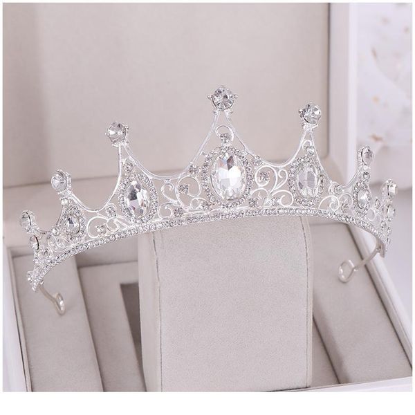new wedding hair accessories baroque rhinestone crystal crown wedding crown headdress bridal crown bridal hair accessori qyljsq, Silver
new wedding hair accessories baroque rhinestone crystal crown wedding crown headdress bridal crown bridal hair accessori qyljsq, Silver