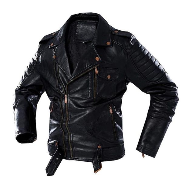 men's fur & faux 2021 winter leather jacket warm plus size casual and comfortable fashion lapel coat, Black
men's fur & faux 2021 winter leather jacket warm plus size casual and comfortable fashion lapel coat, Black