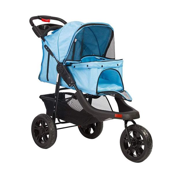 dog car seat covers foldable large pet jogger stroller for dog/cat, portable three wheels stroller, blue
dog car seat covers foldable large pet jogger stroller for dog/cat, portable three wheels stroller, blue