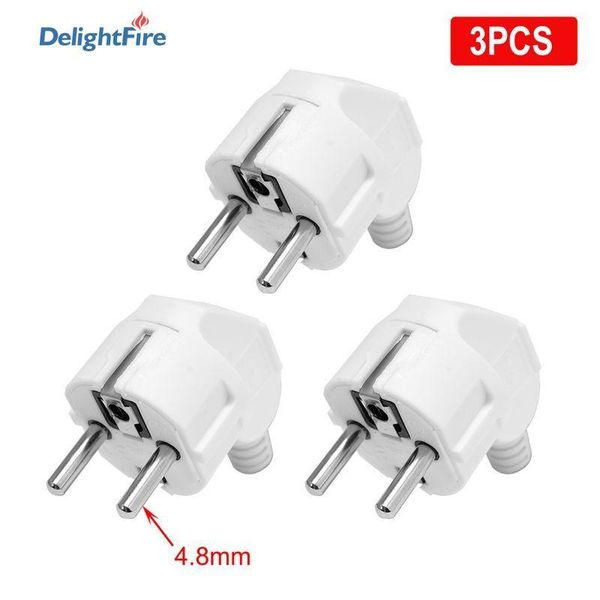 smart power plugs 3/5pcs eu replaceable adapter 4.8mm rewireable plug schuko germany 16a outlets extension cord connector
smart power plugs 3/5pcs eu replaceable adapter 4.8mm rewireable plug schuko germany 16a outlets extension cord connector