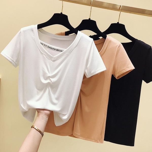 women's t-shirt gkfnmt white soft short sleeve t shirt women v-neck summer korean clothes woman tshirt slim tee fashion 2021
women's t-shirt gkfnmt white soft short sleeve t shirt women v-neck summer korean clothes woman tshirt slim tee fashion 2021