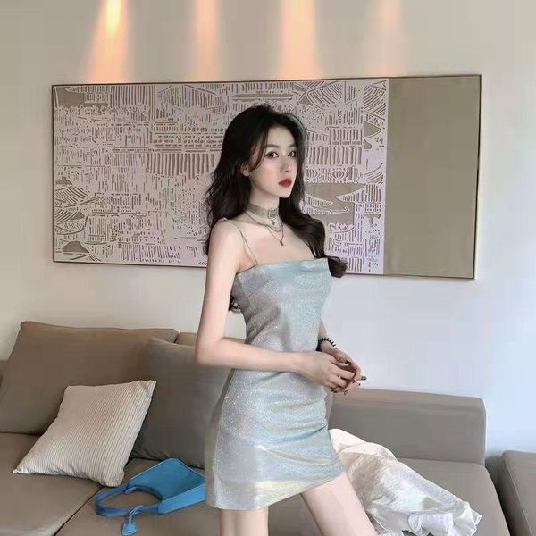 casual dresses women fashion spaghetti strap mini dress slip slim fit bodycon party sequins pencil short, Black;gray
casual dresses women fashion spaghetti strap mini dress slip slim fit bodycon party sequins pencil short, Black;gray