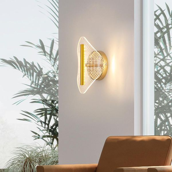 wall lamp creative bedroom sconces golden art acrylic light ac220v indoor home living room tv background lights warm white
wall lamp creative bedroom sconces golden art acrylic light ac220v indoor home living room tv background lights warm white