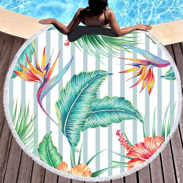 towel tropical flamingo palm leaf round beach towels european-american style travel sport microfiber bath with tassels
towel tropical flamingo palm leaf round beach towels european-american style travel sport microfiber bath with tassels