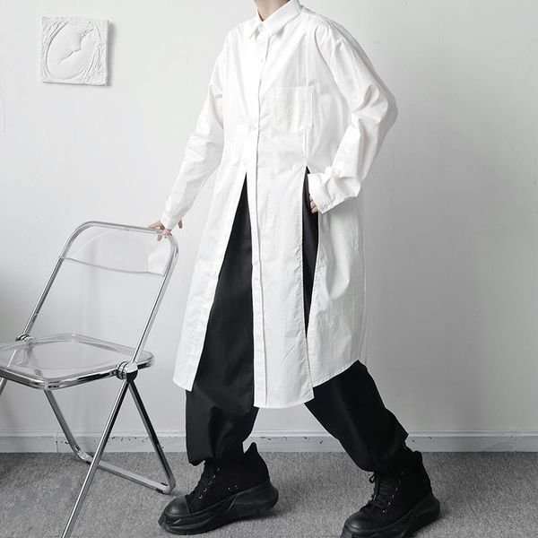 men's casual shirts japanese asymmetric long sleeve loose shirt women streetwear fashion dress cardigan, White;black
men's casual shirts japanese asymmetric long sleeve loose shirt women streetwear fashion dress cardigan, White;black