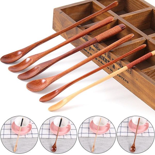 spoons 1pcs long handle coffee spoon creative solid wood tableware stir stick milk tea honey wooden kitchen accessories
spoons 1pcs long handle coffee spoon creative solid wood tableware stir stick milk tea honey wooden kitchen accessories